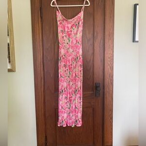 Pink Fitted Stretchy Dress